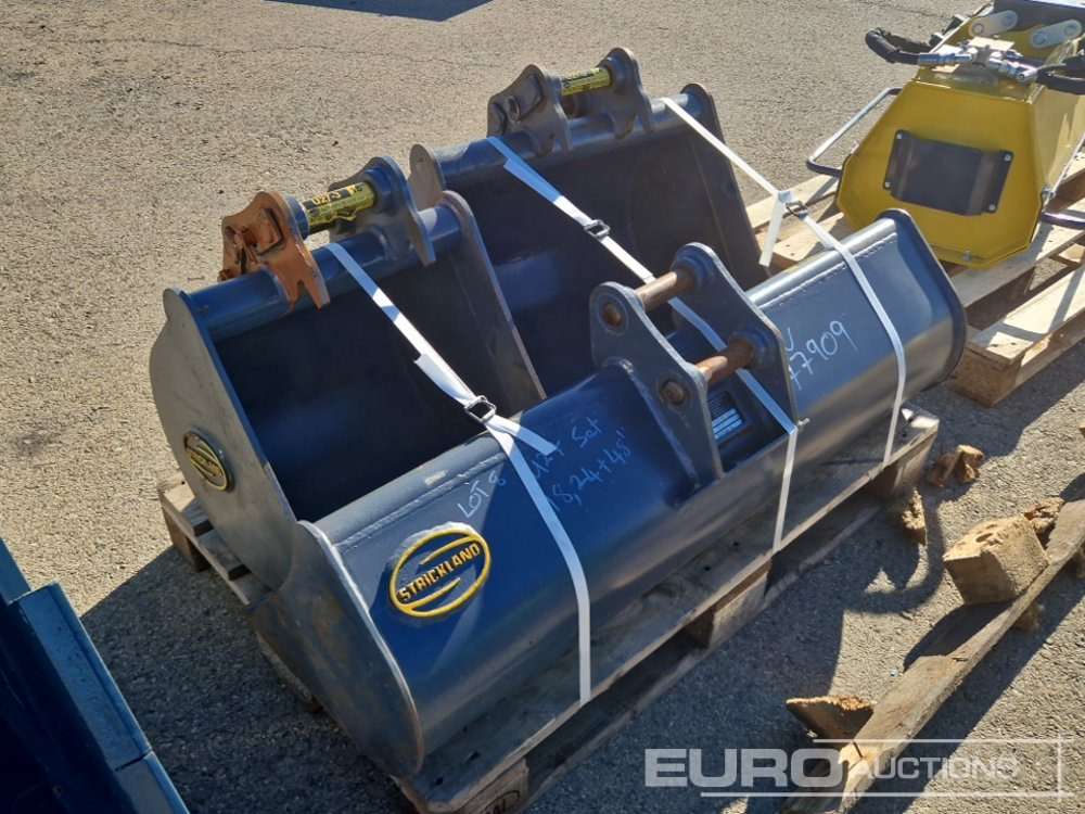 Strickland Set of U27 18" Digging Bucket (S/N 5031006040), U27 24' Digging Bucket (S/N 5025210098BD), U27 348D Cleaning Bucket (S/N 502450674) - Cupă: Foto 3 Strickland Set of U27 18" Digging Bucket (S/N 5031006040), U27 24' Digging Bucket (S/N 5025210098BD), U27 348D Cleaning Bucket (S/N 502450674) - Cupă: Foto 3