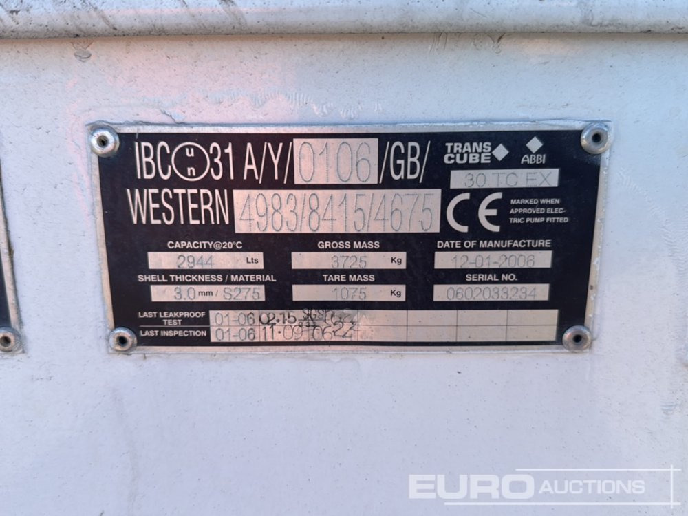 Western 3000 Litre - Rezervor de stocare: Foto 5 Western 3000 Litre - Rezervor de stocare: Foto 5