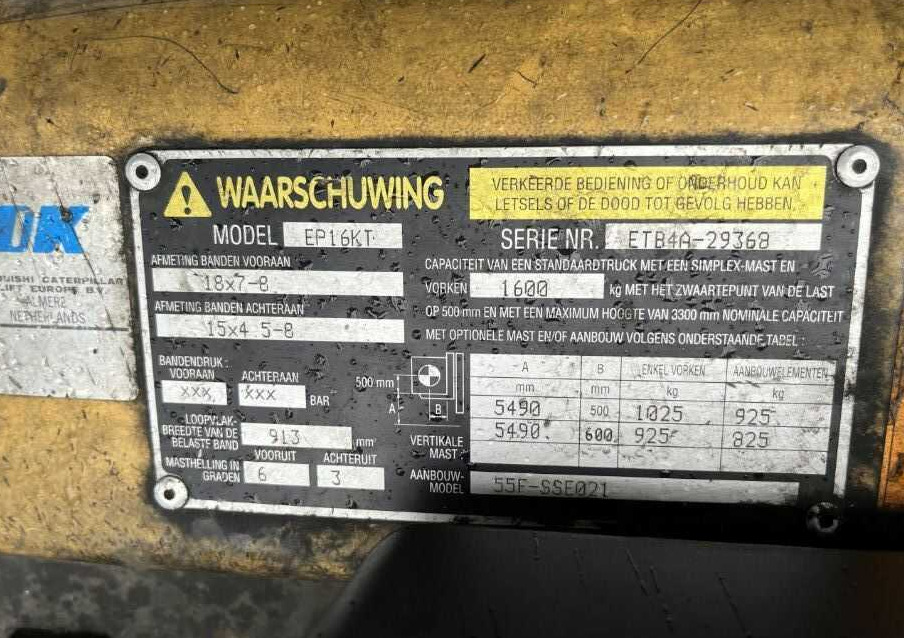 CAT Lift Trucks EP16KT - Electrostivuitor: Foto 5 CAT Lift Trucks EP16KT - Electrostivuitor: Foto 5