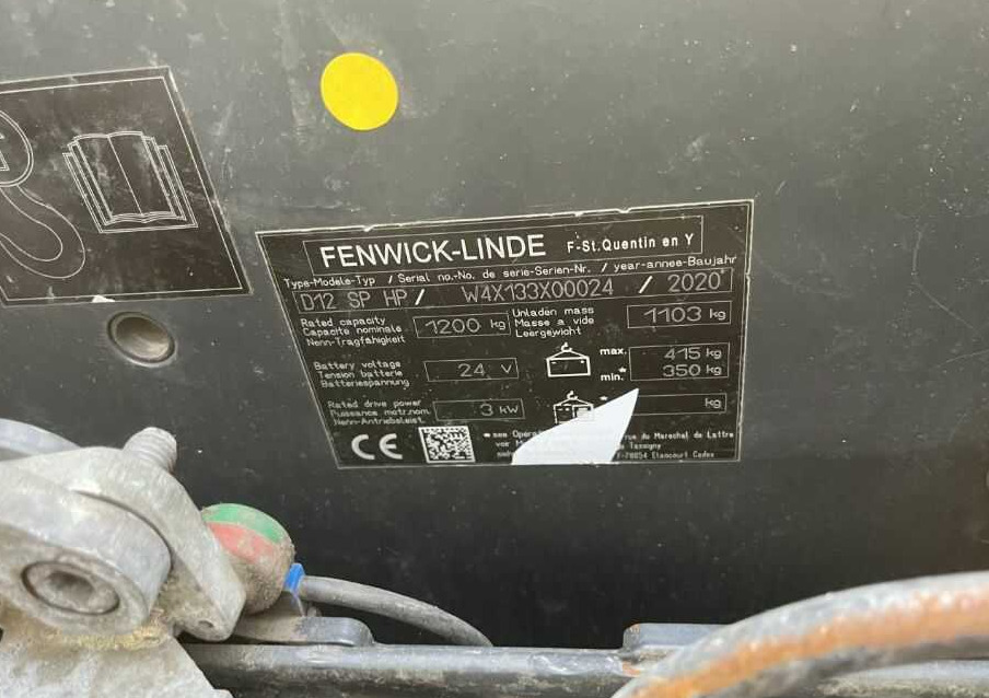 Linde D12SP - Transpalet la mare înălţime: Foto 4 Linde D12SP - Transpalet la mare înălţime: Foto 4