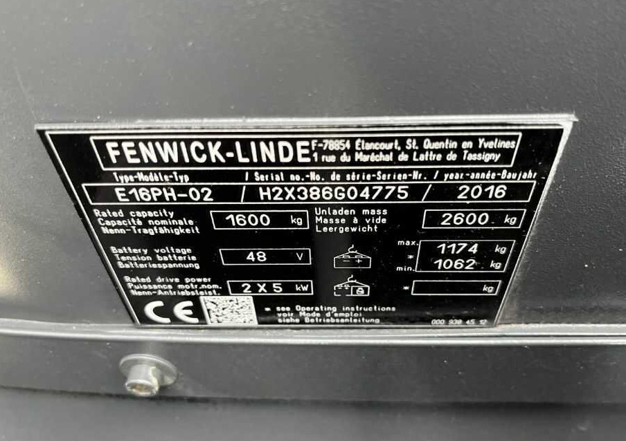 Linde E16PH-02 - Electrostivuitor: Foto 5 Linde E16PH-02 - Electrostivuitor: Foto 5