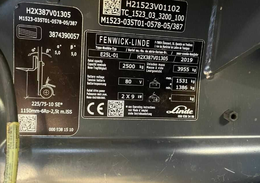 Linde E25-02 - Electrostivuitor: Foto 4 Linde E25-02 - Electrostivuitor: Foto 4