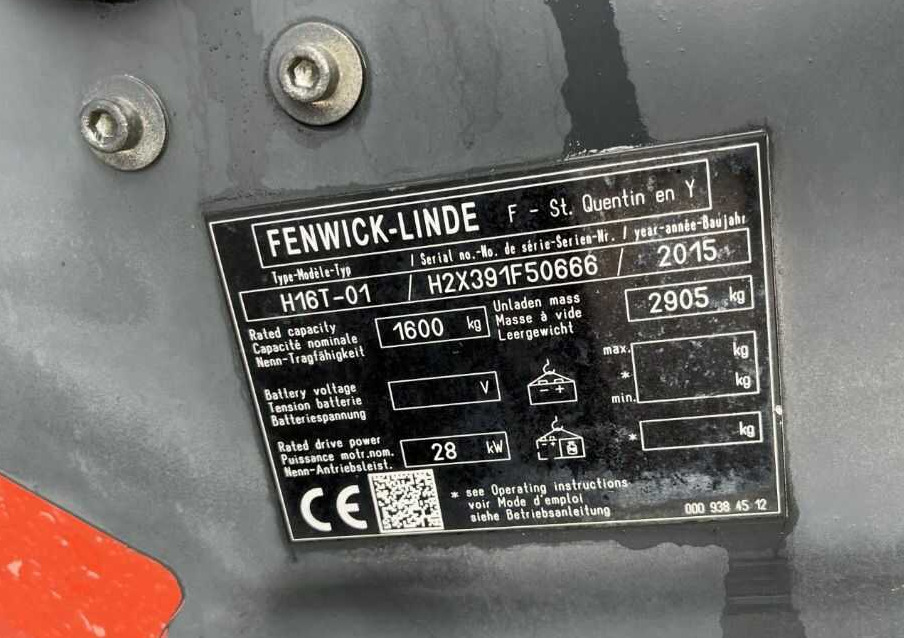 Linde H16T-01 - Stivuitor GPL: Foto 4 Linde H16T-01 - Stivuitor GPL: Foto 4