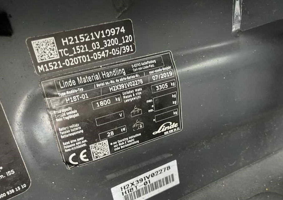 Linde H18T-01 - Stivuitor GPL: Foto 3 Linde H18T-01 - Stivuitor GPL: Foto 3