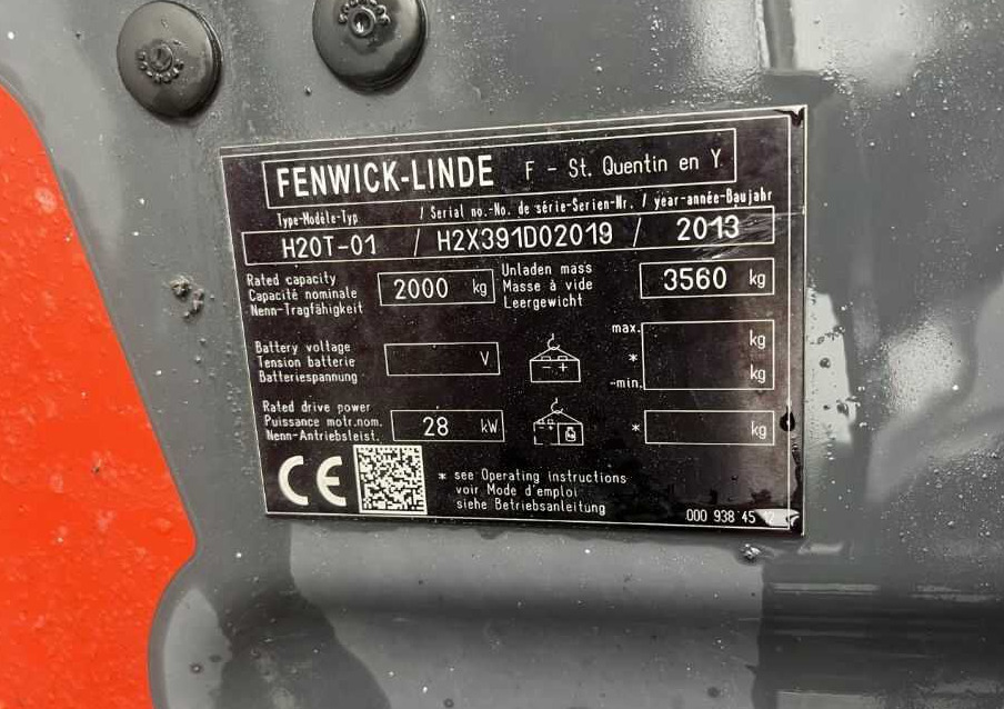 Linde H20T-01 - Stivuitor GPL: Foto 4 Linde H20T-01 - Stivuitor GPL: Foto 4