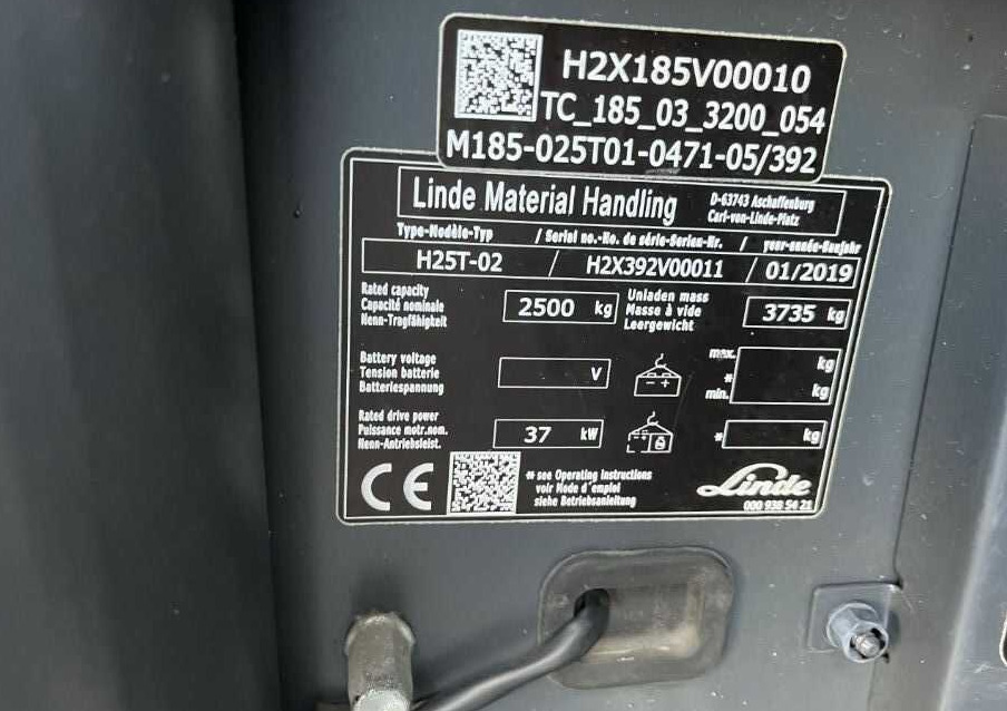 Linde H25T-02 - Stivuitor GPL: Foto 4 Linde H25T-02 - Stivuitor GPL: Foto 4