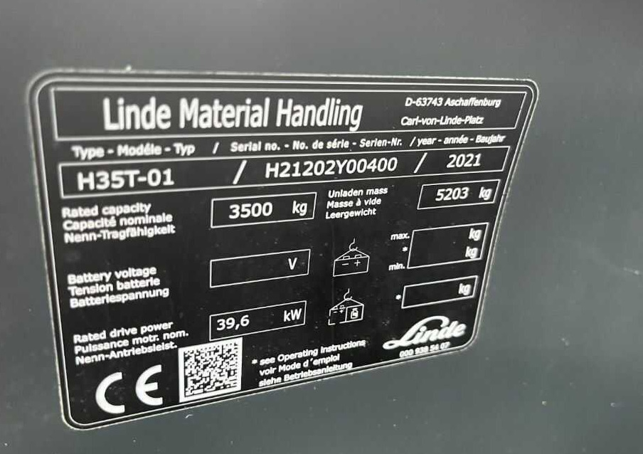 Linde H35T-01 - Stivuitor GPL: Foto 4 Linde H35T-01 - Stivuitor GPL: Foto 4