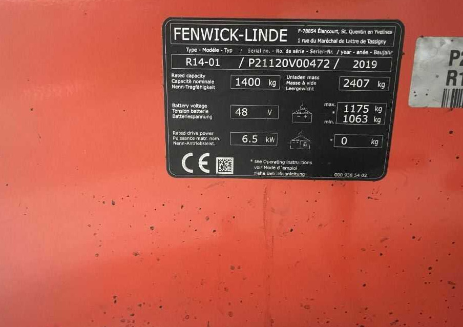 Linde R14-01 - Stivuitor cu catarg retractabil: Foto 4 Linde R14-01 - Stivuitor cu catarg retractabil: Foto 4