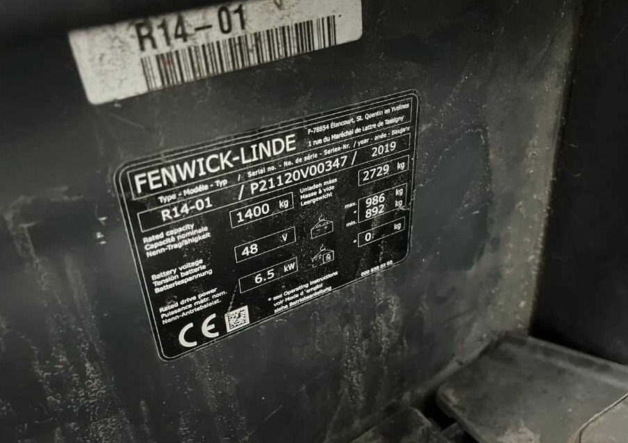 Linde R14-01 - Stivuitor cu catarg retractabil: Foto 4 Linde R14-01 - Stivuitor cu catarg retractabil: Foto 4