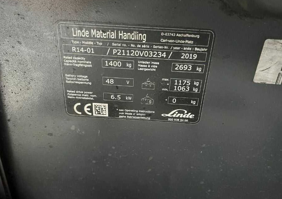 Linde R14 - Stivuitor cu catarg retractabil: Foto 4 Linde R14 - Stivuitor cu catarg retractabil: Foto 4