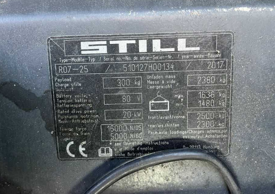 Still R07-25 - Tractor electric: Foto 4 Still R07-25 - Tractor electric: Foto 4