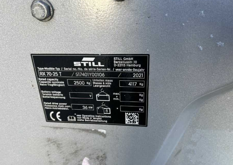 Still RX70-25T - Stivuitor GPL: Foto 4 Still RX70-25T - Stivuitor GPL: Foto 4