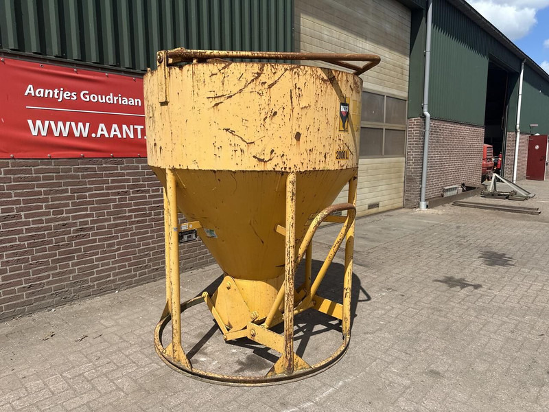 Betonstortkubel staand rond onderlosser - Gebruikt - Cupă pentru Utilaje constructii: Foto 3 Betonstortkubel staand rond onderlosser - Gebruikt - Cupă pentru Utilaje constructii: Foto 3