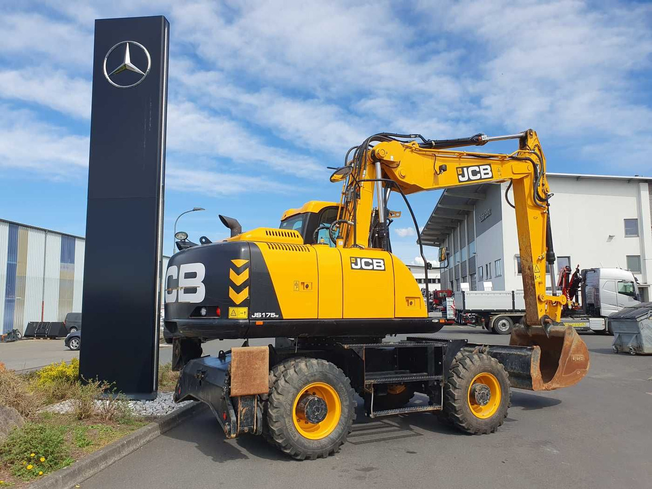 JCB JS 175 W / 2024 / nur 622h! / 1x Tieflöffel - Excavator pe roţi: Foto 5 JCB JS 175 W / 2024 / nur 622h! / 1x Tieflöffel - Excavator pe roţi: Foto 5