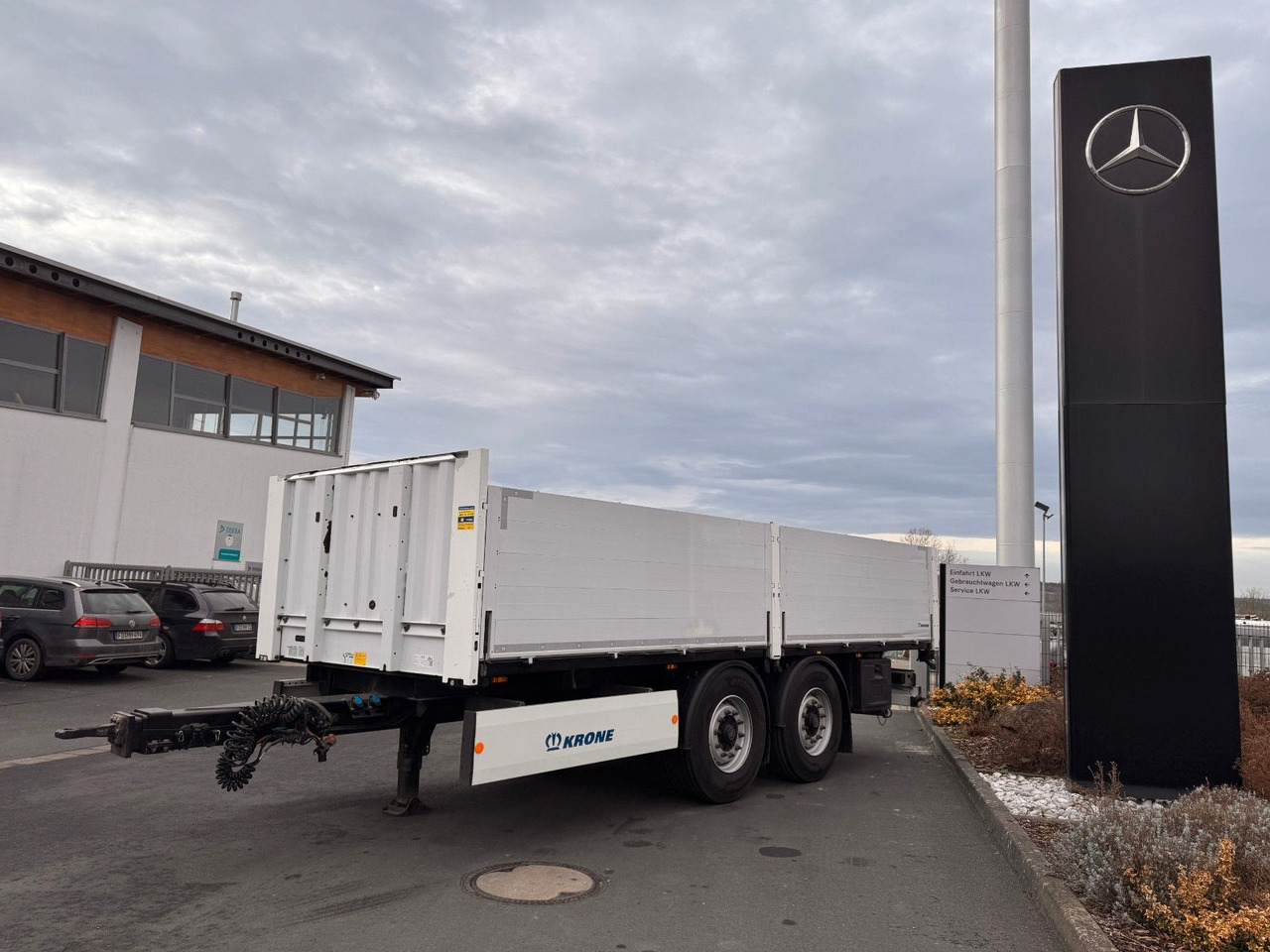 Krone ZZ 6.520mm BPW-Achsen 50er Öse - Remorcă platformă: Foto 1 Krone ZZ 6.520mm BPW-Achsen 50er Öse - Remorcă platformă: Foto 1