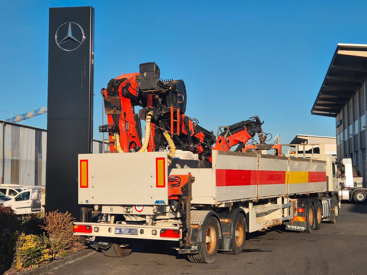 MOL CY NV 1214/20T/37 Palfinger PK44002 - Semiremorcă platformă: Foto 5 MOL CY NV 1214/20T/37 Palfinger PK44002 - Semiremorcă platformă: Foto 5