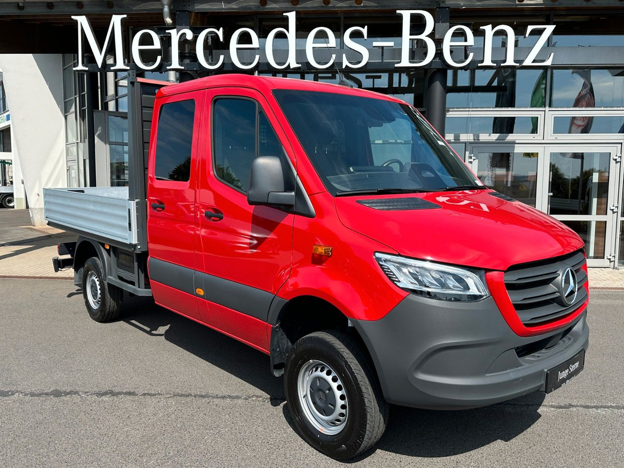 Mercedes-Benz Sprinter 319 CDI 4x4 DoKa Klima AHK3,5to - Autoutilitară cu prelată, Autoutilitară cabină dublă: Foto 1 Mercedes-Benz Sprinter 319 CDI 4x4 DoKa Klima AHK3,5to - Autoutilitară cu prelată, Autoutilitară cabină dublă: Foto 1