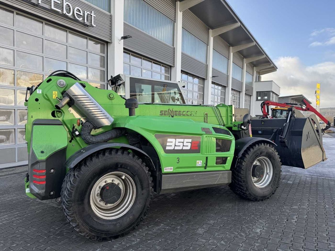 Sennebogen 355 E / Greifschaufel / nur 998h! - Stivuitor telescopic: Foto 2 Sennebogen 355 E / Greifschaufel / nur 998h! - Stivuitor telescopic: Foto 2