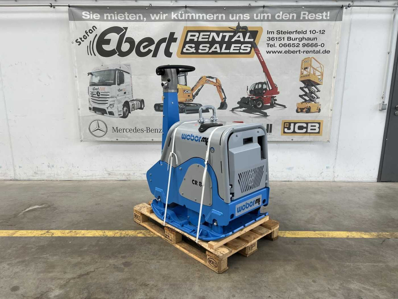 Weber CR 8 MDM Hatz-Diesel / 601kg / DEMO / 2022 - Placă compactoare: Foto 1 Weber CR 8 MDM Hatz-Diesel / 601kg / DEMO / 2022 - Placă compactoare: Foto 1