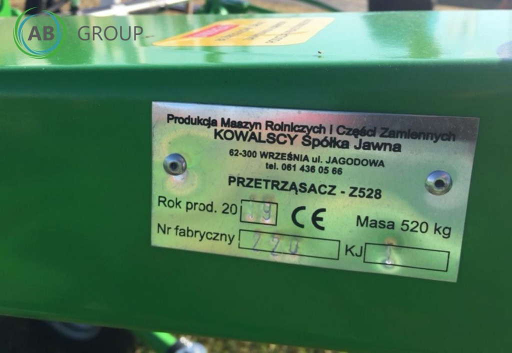 Kowalski rotary tedder Z528 (PKM53), 5,3 m - Maşină de întors fânul: Foto 4 Kowalski rotary tedder Z528 (PKM53), 5,3 m - Maşină de întors fânul: Foto 4