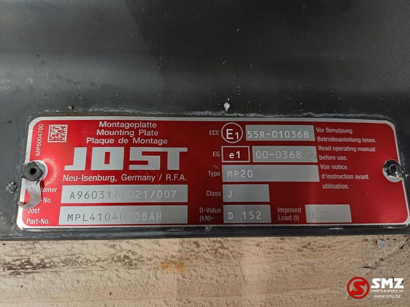 Jost Occ koppelschotel + montageplaat JSK36D JOST - Şa cuplare pentru Camion: Foto 5 Jost Occ koppelschotel + montageplaat JSK36D JOST - Şa cuplare pentru Camion: Foto 5