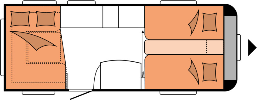 Hobby EXCELLENT EDITION 540 UL - Rulotă: Foto 2 Hobby EXCELLENT EDITION 540 UL - Rulotă: Foto 2