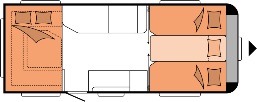 Hobby MAXIA 585 UL - Rulotă: Foto 2 Hobby MAXIA 585 UL - Rulotă: Foto 2