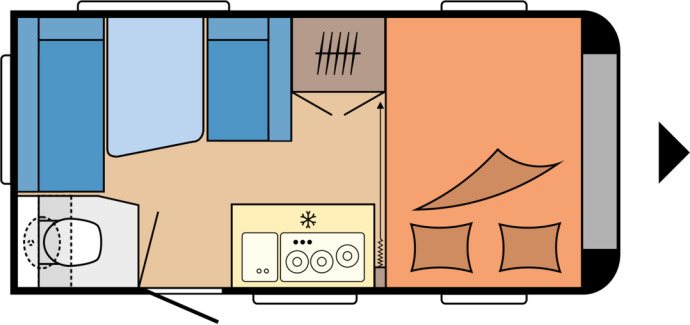 Hobby ONTOUR 390 SF - Rulotă: Foto 1 Hobby ONTOUR 390 SF - Rulotă: Foto 1