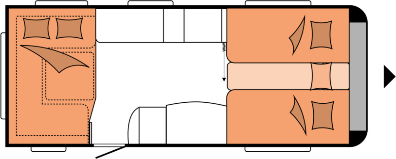 Hobby PRESTIGE 560 UL - Rulotă: Foto 2 Hobby PRESTIGE 560 UL - Rulotă: Foto 2