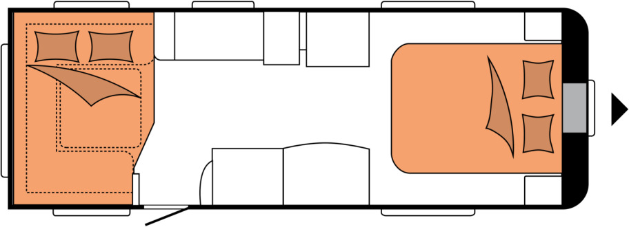 Hobby PRESTIGE 650 UFf - Rulotă: Foto 2 Hobby PRESTIGE 650 UFf - Rulotă: Foto 2