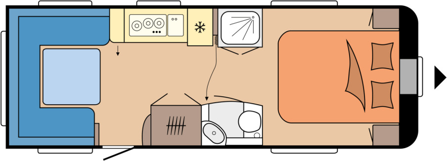 Hobby PRESTIGE 650 UFf - Rulotă: Foto 1 Hobby PRESTIGE 650 UFf - Rulotă: Foto 1