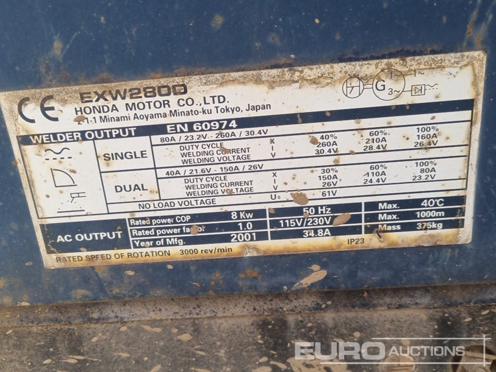 Generator electric 110Volt Generator/Welder, 3 Cylinder Engine (2 of), 230Volt Generator/Welder, Engine: Foto 28 Generator electric 110Volt Generator/Welder, 3 Cylinder Engine (2 of), 230Volt Generator/Welder, Engine: Foto 28