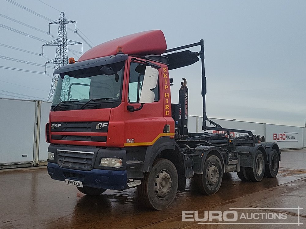 2011 DAF 85CF-410 - Camion cu cârlig: Foto 1 2011 DAF 85CF-410 - Camion cu cârlig: Foto 1