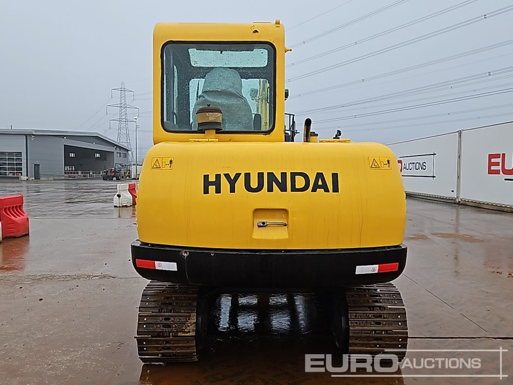 2011 Hyundai R55-7 - Mini excavator: Foto 4 2011 Hyundai R55-7 - Mini excavator: Foto 4