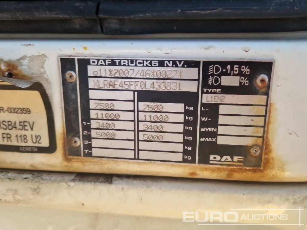 Maşină de tractare 2013 DAF LF45-160: Foto 47 Maşină de tractare 2013 DAF LF45-160: Foto 47