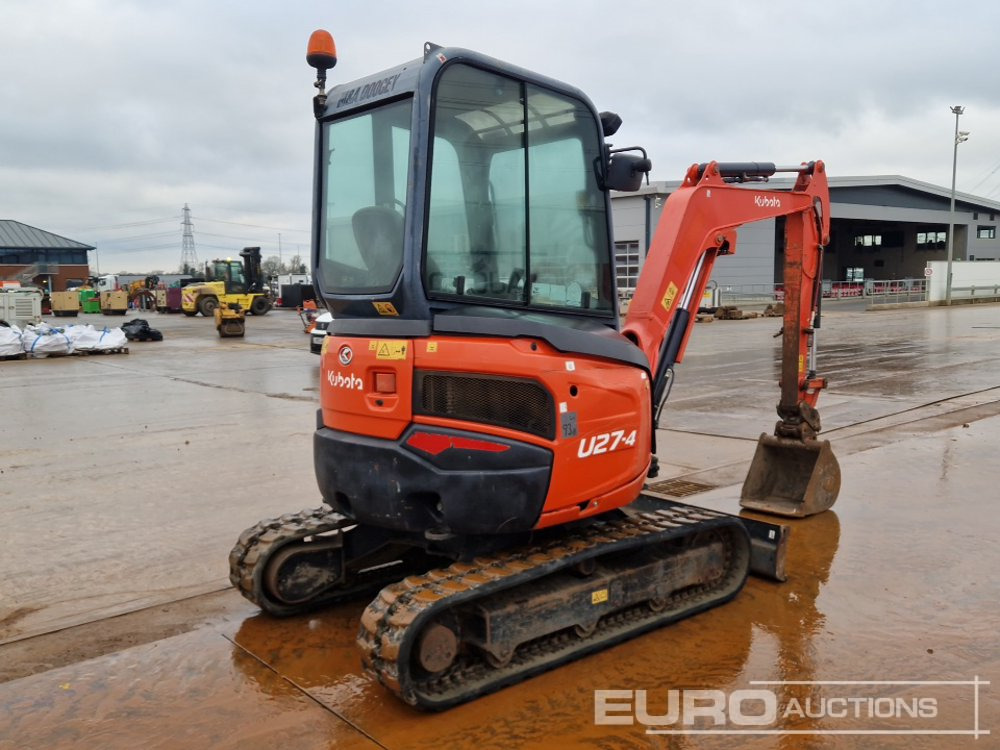 2015 Kubota U27-4 - Mini excavator: Foto 5 2015 Kubota U27-4 - Mini excavator: Foto 5