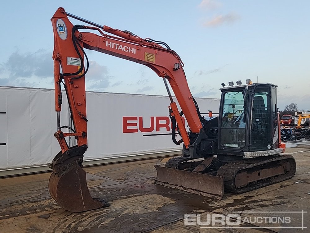 2016 Hitachi ZX85USB-5A - Mini excavator: Foto 1 2016 Hitachi ZX85USB-5A - Mini excavator: Foto 1