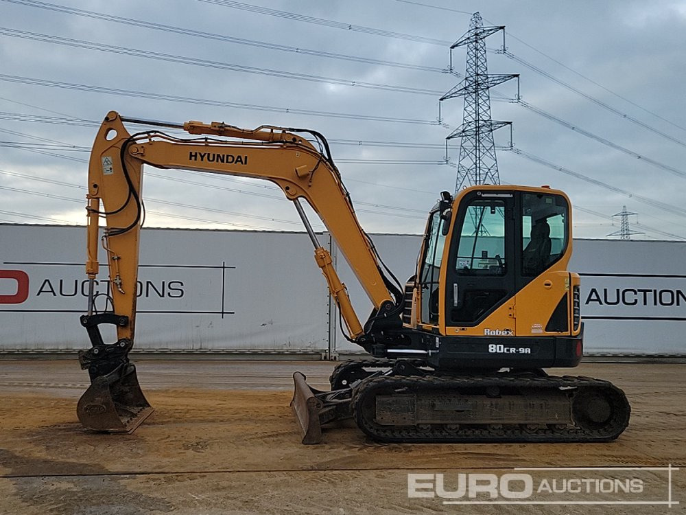 2017 Hyundai Robex R80CR-9A - Mini excavator: Foto 2 2017 Hyundai Robex R80CR-9A - Mini excavator: Foto 2