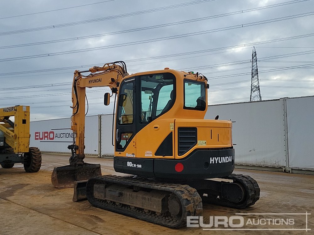 2017 Hyundai Robex R80CR-9A - Mini excavator: Foto 3 2017 Hyundai Robex R80CR-9A - Mini excavator: Foto 3