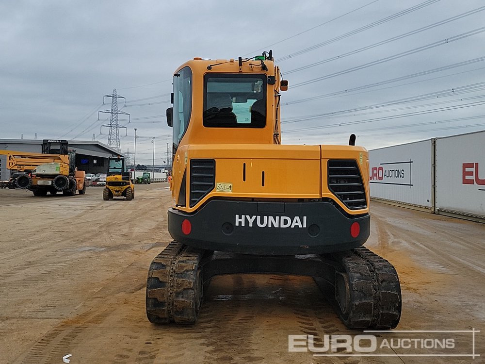 2017 Hyundai Robex R80CR-9A - Mini excavator: Foto 4 2017 Hyundai Robex R80CR-9A - Mini excavator: Foto 4