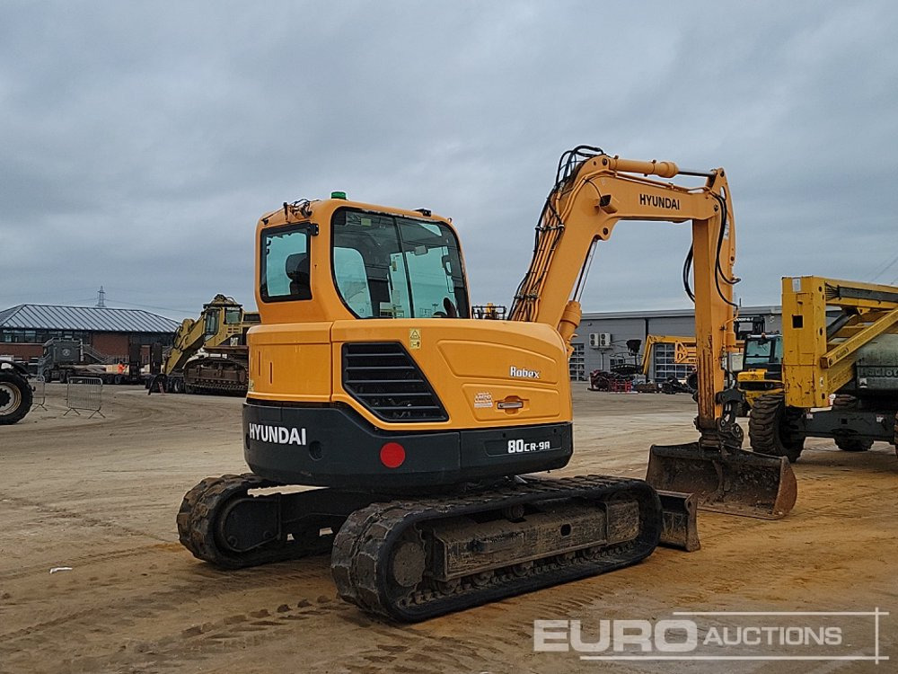 2017 Hyundai Robex R80CR-9A - Mini excavator: Foto 5 2017 Hyundai Robex R80CR-9A - Mini excavator: Foto 5