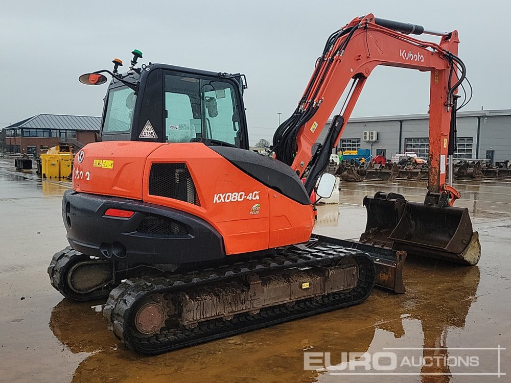 2018 Kubota KX080-4A - Mini excavator: Foto 5 2018 Kubota KX080-4A - Mini excavator: Foto 5