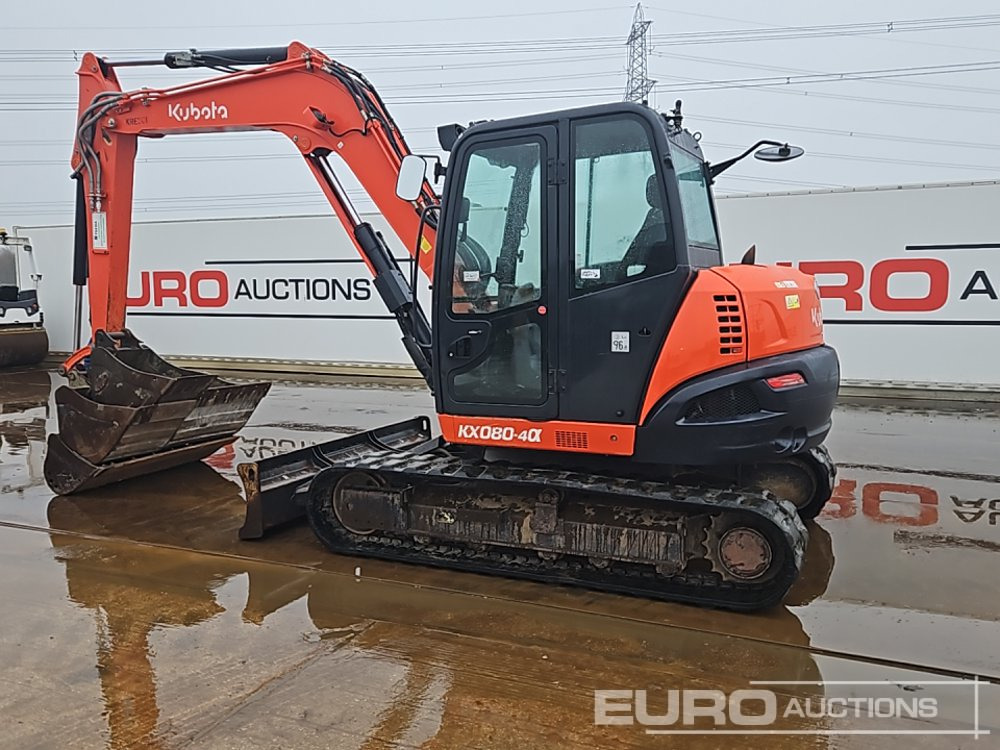 2018 Kubota KX080-4A - Mini excavator: Foto 3 2018 Kubota KX080-4A - Mini excavator: Foto 3