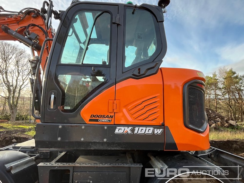 2022 Doosan DX100W-7 - Excavator pe roţi: Foto 2 2022 Doosan DX100W-7 - Excavator pe roţi: Foto 2