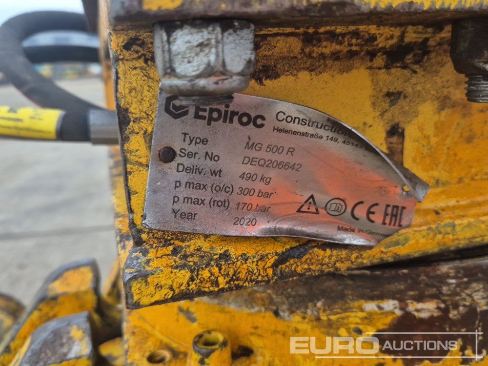 Ataşament pentru Excavator 2020 Epiroc MG500R: Foto 15