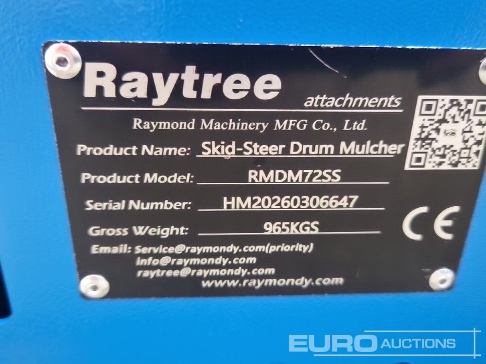 Ataşament pentru Excavator Unused 2026 Raytree RMDM72SS: Foto 18 Ataşament pentru Excavator Unused 2026 Raytree RMDM72SS: Foto 18