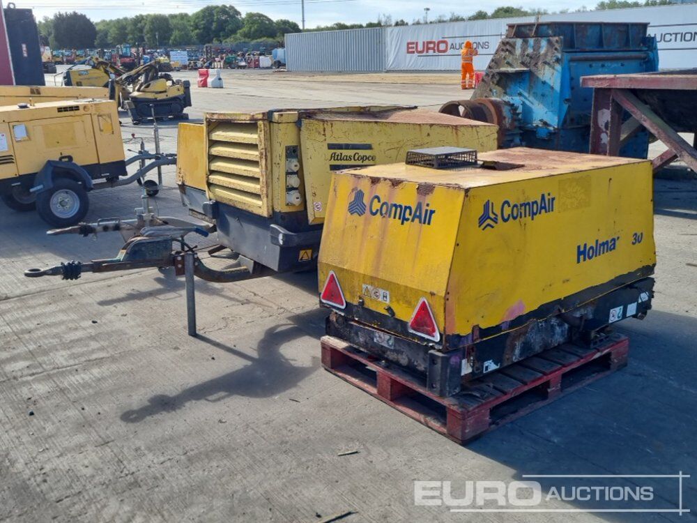 Comp Air Compressor (Engine Missing), Atlas Copco Single Axle Compressor (Engine Missing), Comp Air Single Axle Compressor (Engine Missing) - Compresor de aer: Foto 1 Comp Air Compressor (Engine Missing), Atlas Copco Single Axle Compressor (Engine Missing), Comp Air Single Axle Compressor (Engine Missing) - Compresor de aer: Foto 1