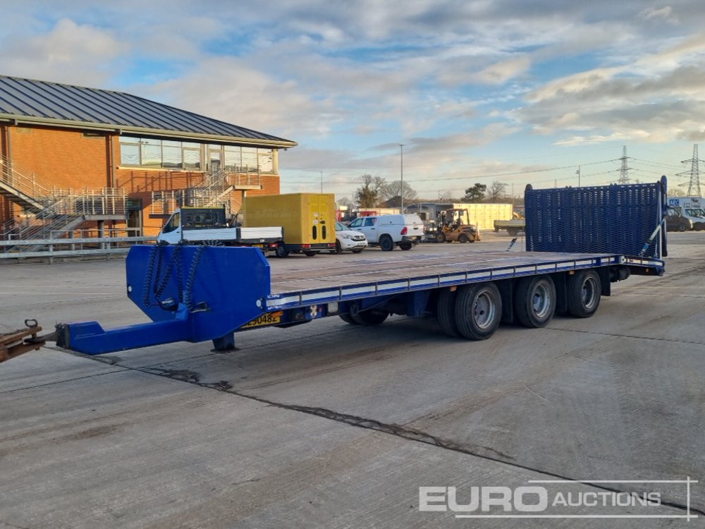 Donbur Tri Axle Drawbar Low Loader Trailer, Winch, Hydraulic Ramp - Remorcă transport agabaritic: Foto 1 Donbur Tri Axle Drawbar Low Loader Trailer, Winch, Hydraulic Ramp - Remorcă transport agabaritic: Foto 1