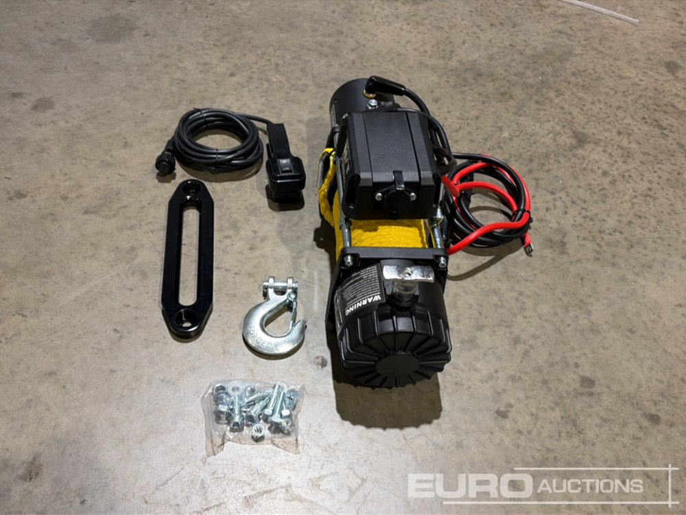Hi-Torque HT12000 Electric Winch with Synthetic Rope, 12,000lb line pull, 3/8" x 85' Rope - Troliu: Foto 4 Hi-Torque HT12000 Electric Winch with Synthetic Rope, 12,000lb line pull, 3/8" x 85' Rope - Troliu: Foto 4