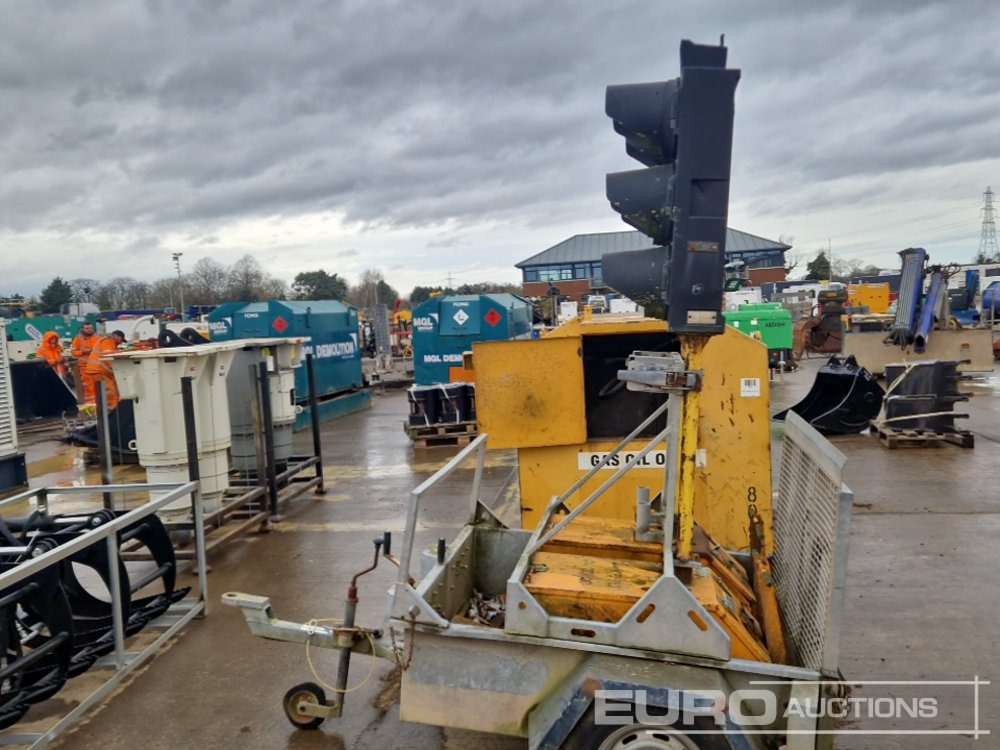 Pike Single Axle Traffic Light System Trailer, Ramp - Remorcă transport utilaje: Foto 2 Pike Single Axle Traffic Light System Trailer, Ramp - Remorcă transport utilaje: Foto 2